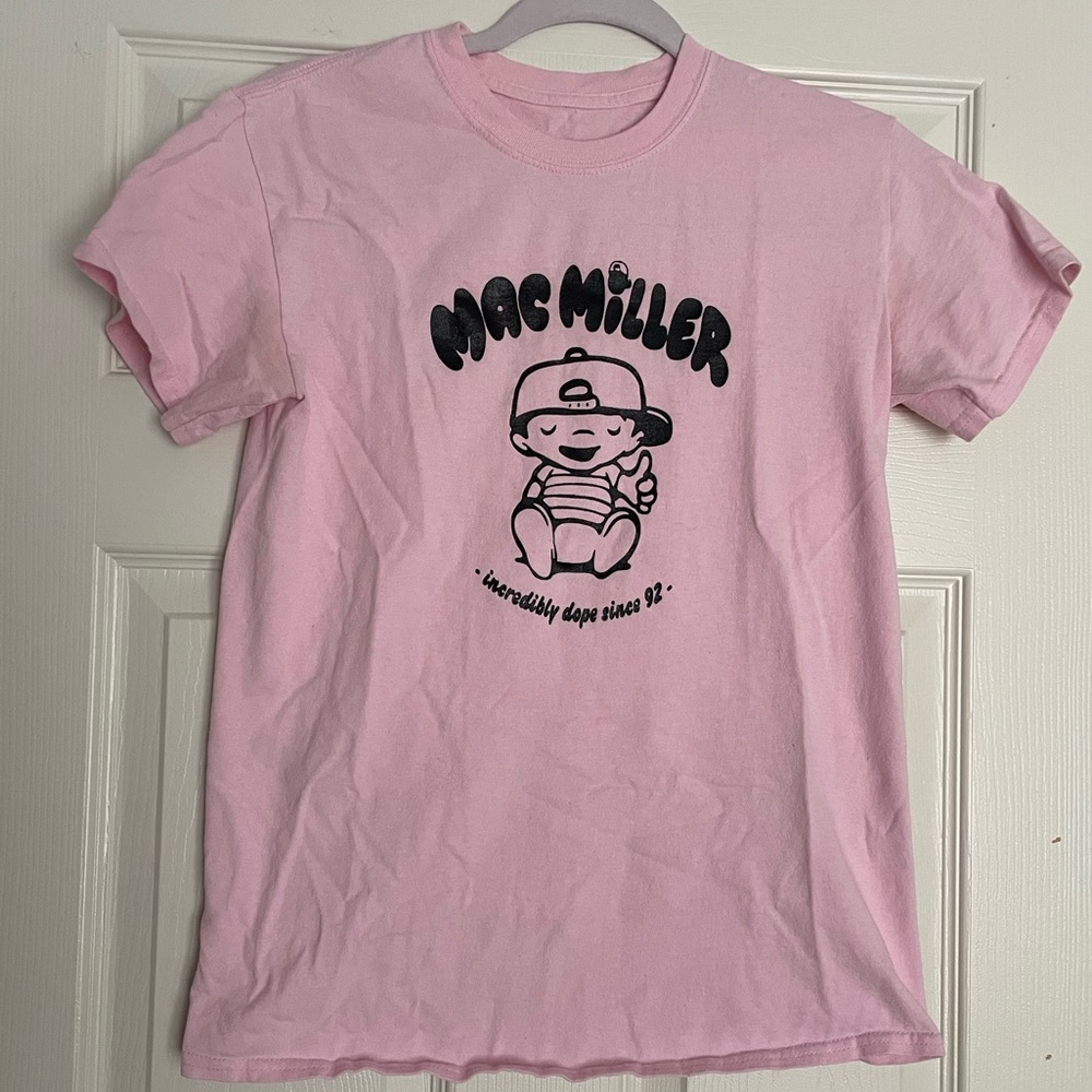 Pink Mac Miller T-shirt